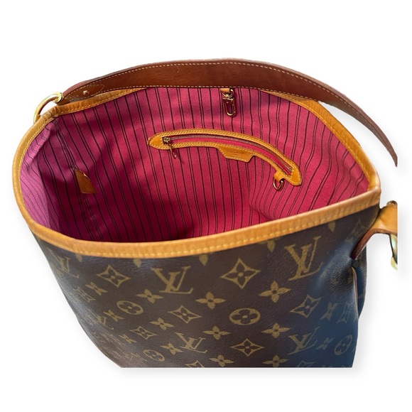 🩷RETIRED Louis Vuitton Delightful MM in Monogram Pivoine - Picture 8 of 16